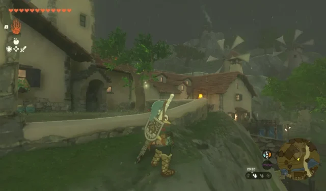 Location of Hateno Village in Zelda: Tears of the Kingdom