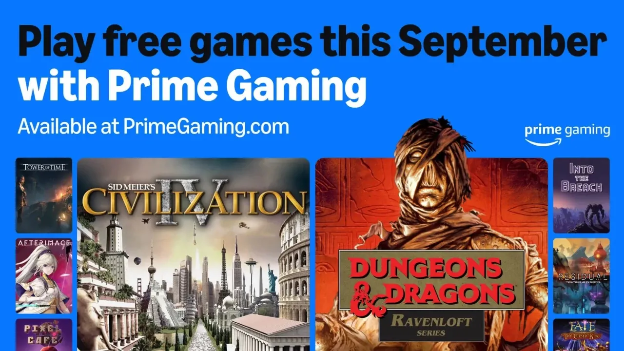 Prime Gaming Offers Into the Breach, Civilization IV, and Nine Additional Games for September